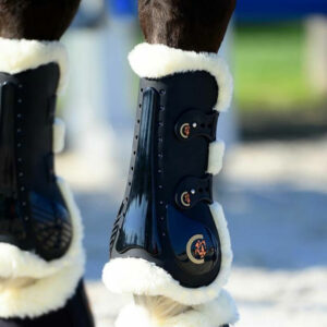 Kentucky Horsewear Sheepskin Elastic Tendon Boots