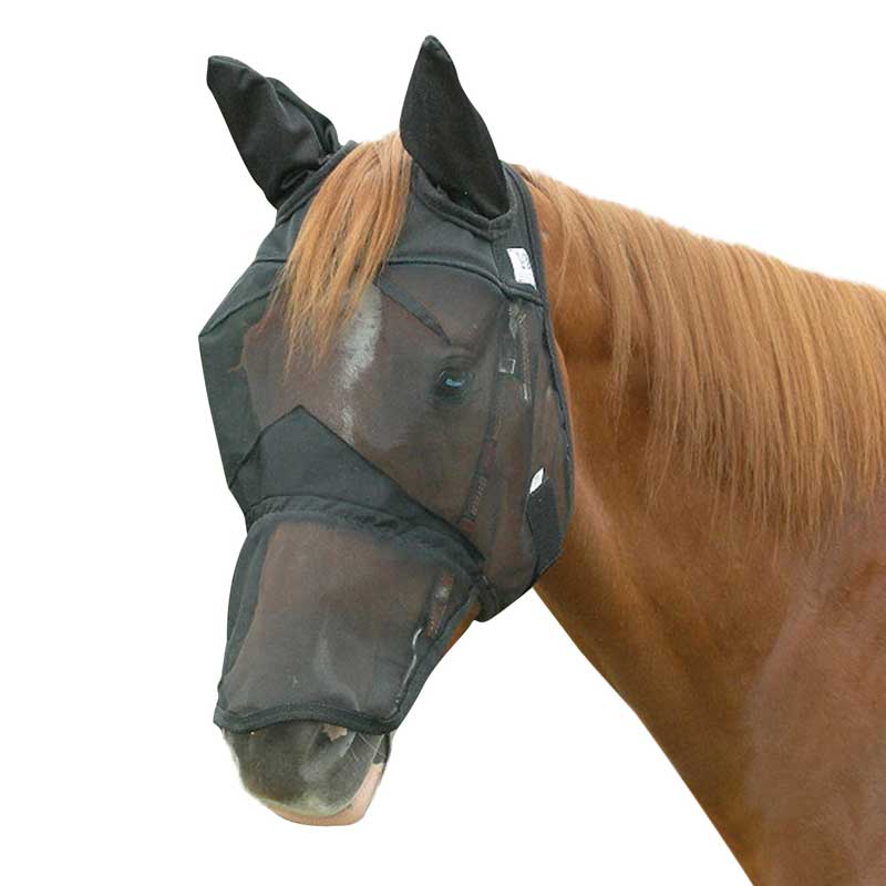 Cashel Crusader Quiet Ride Out Fly Mask 1 Cashel Crusader Quiet Ride Out Fly Mask