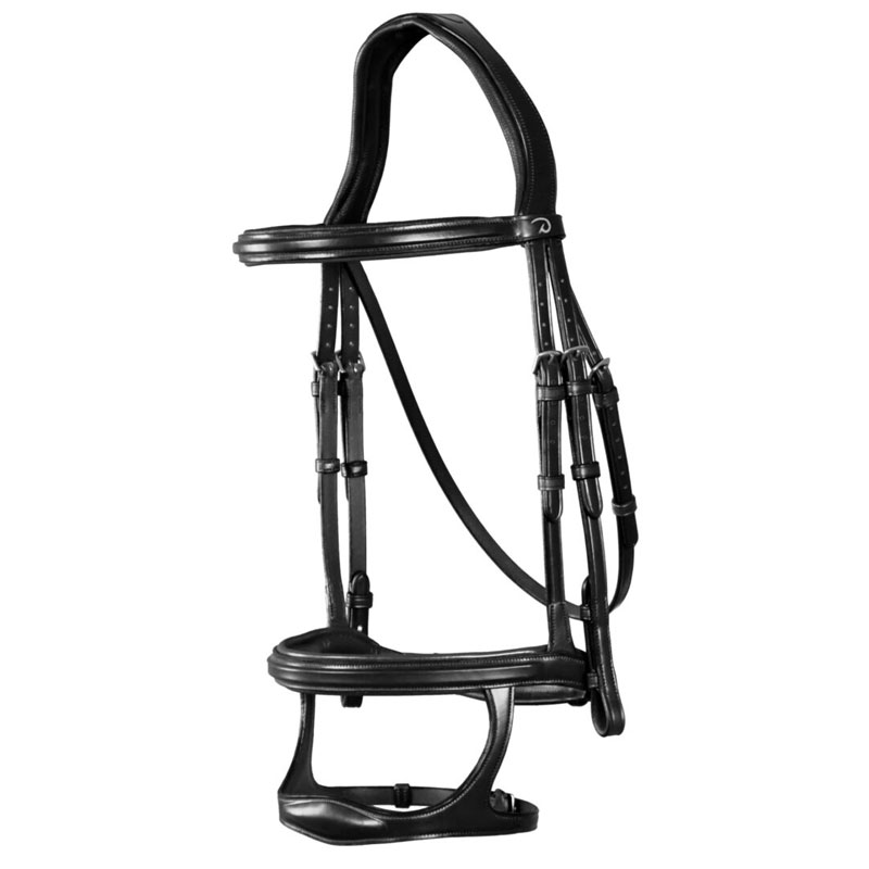 Dy'on New English Collection Double Noseband Bridle 6 Dy'on New English Collection Double Noseband Bridle - Image 6