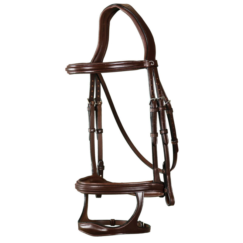 Dy'on New English Collection Double Noseband Bridle 5 Dy'on New English Collection Double Noseband Bridle - Image 5
