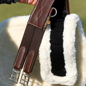 Sheepskin Stud Girth Cover View