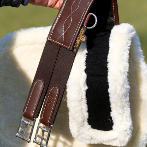 Sheepskin Stud Girth Cover View