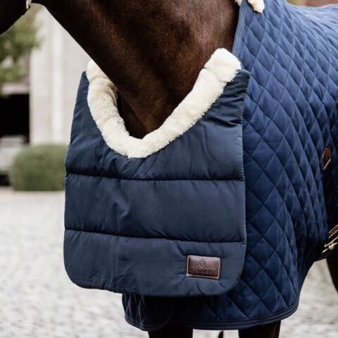 52114-03-F Kentucky Horsewear Winter Bib Navy