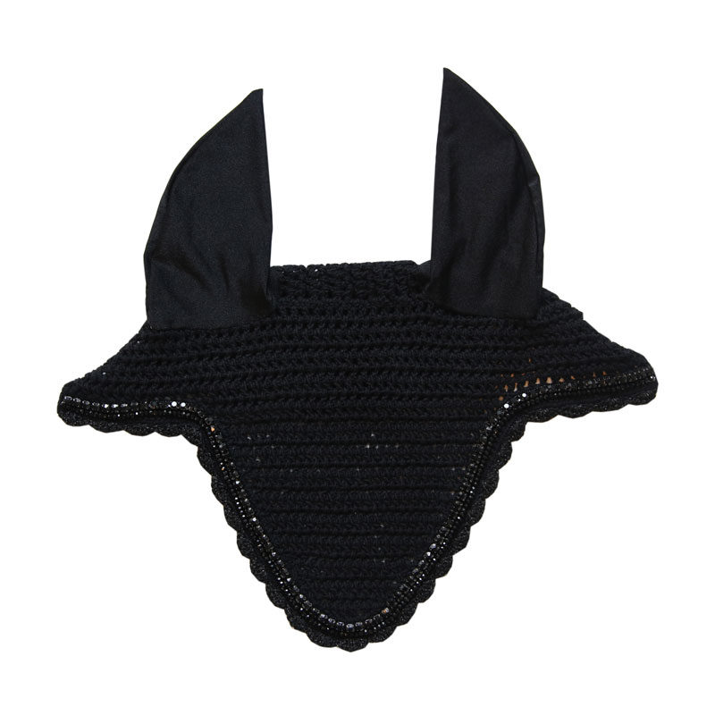 Kentucky Horsewear Long Fly Veil Stone and Pearl - Image 2