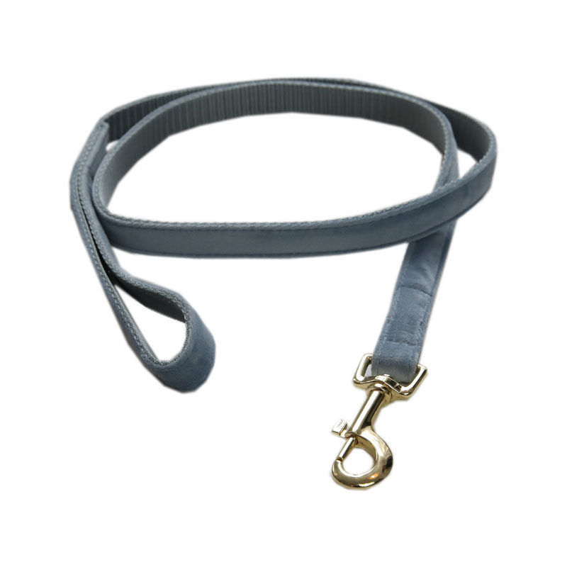 Kentucky Dogwear Velvet Dog Leads Light Blue
