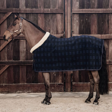 Kentucky Heavy Fleece Show Rug - Check Print - Discontinued