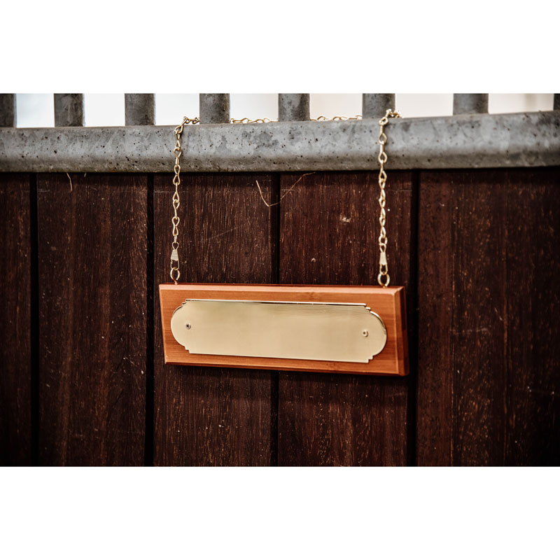 Grooming Deluxe Stable Name Plate Hanger 3 Grooming Deluxe Stable Name Plate Hanger - Image 3