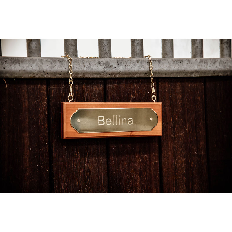Grooming Deluxe Stable Name Plate Hanger 1 Stable Name Plate Hanger