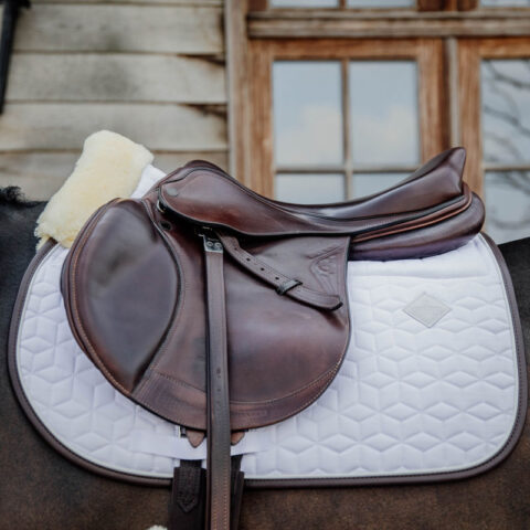 Kentucky Horsewear Skin Friendly Saddle Pad Showjumping White