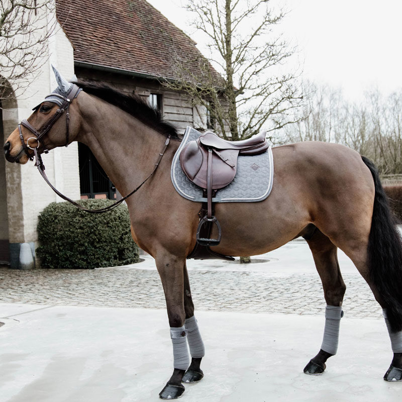 Kentucky Horsewear Basic Velvet Jumping Saddle Pad