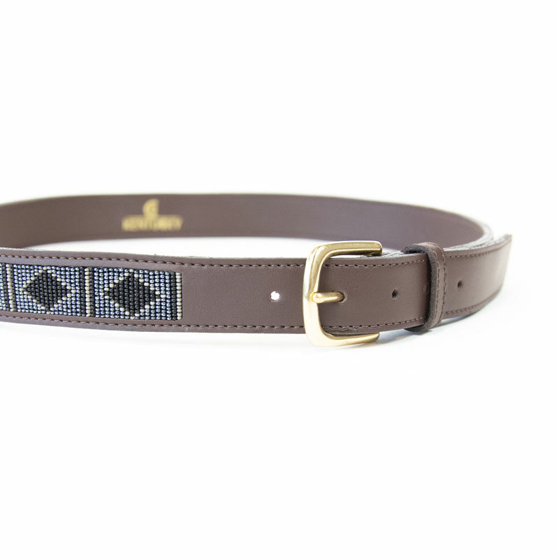Kentucky Horsewear Belt Handmade Pearls - Silver - Image 3