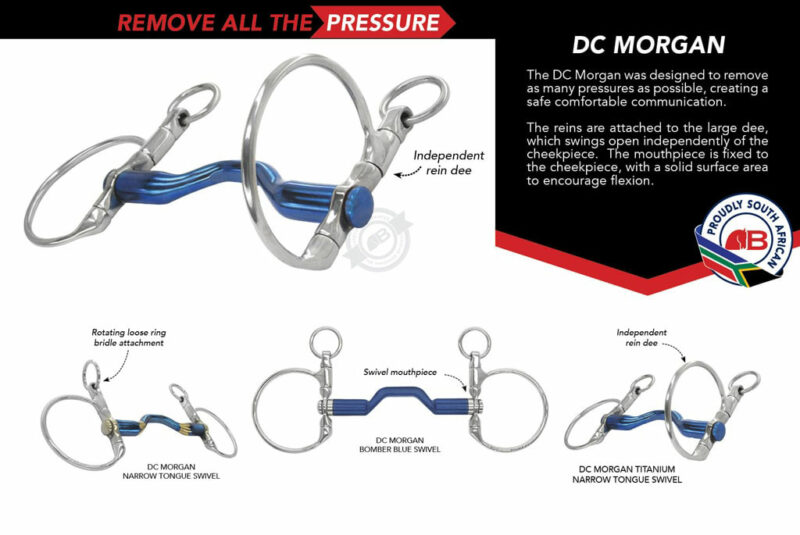Bombers DC Dressage Happy Tongue Swivel - Image 3