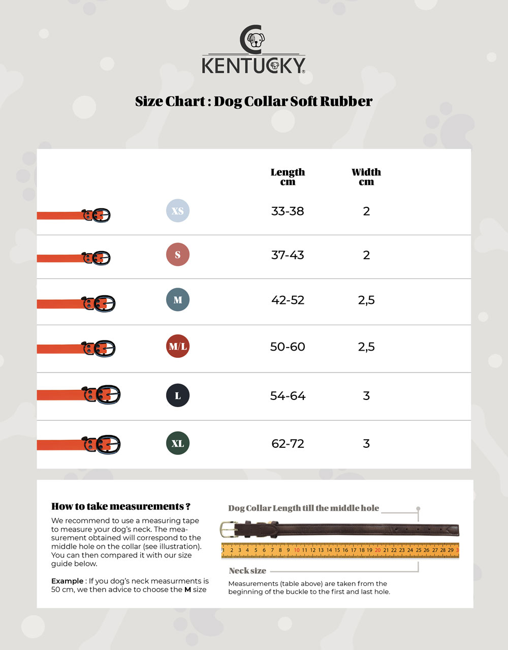 Kentucky Dogwear Soft Rubber Dog Collars 12 Kentucky Dogwear Soft Rubber Dog Collars - Image 12