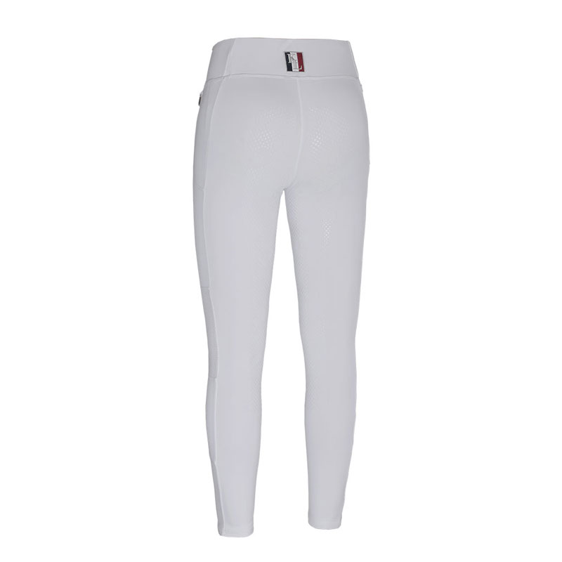 Kingsland Katinka Ladies Leggings Full Grip - White 2 Kingsland Katinka Ladies Leggings Full Grip - White - Image 2