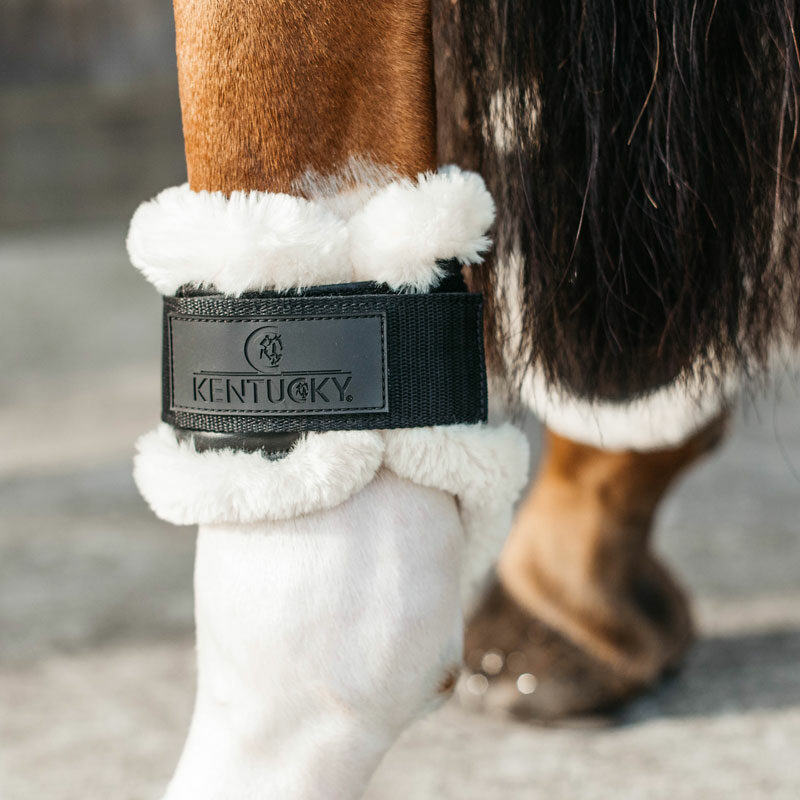 Kentucky Vegan Sheepskin Young Horse Fetlock Boots - Image 3