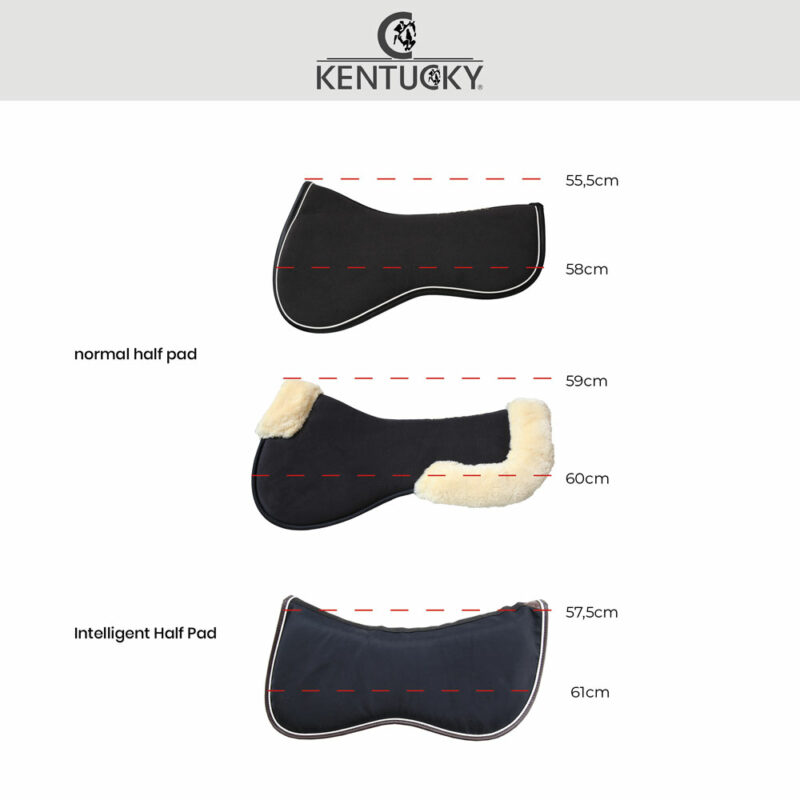 Kentucky Horsewear Half Pad Impact Equalizer Anthracite - 10mm - Image 5