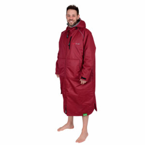 Changing Robe Waterproof Coat - Burgundy