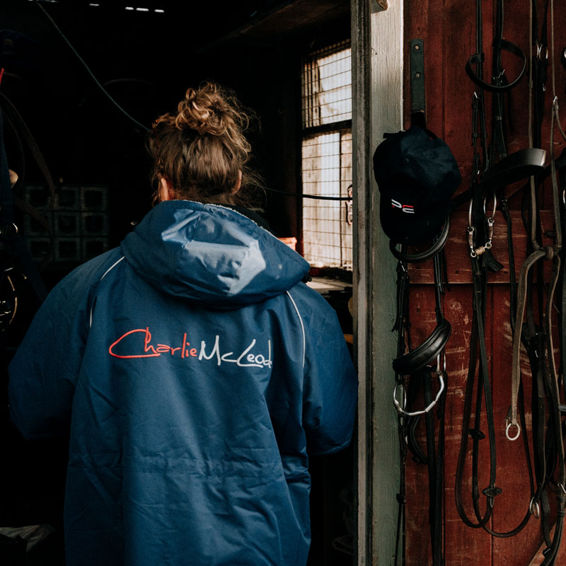 Charlie Mcleod Outdoor Changing Robe - Navy 7 Charlie Mcleod Outdoor Changing Robe - Navy - Image 7