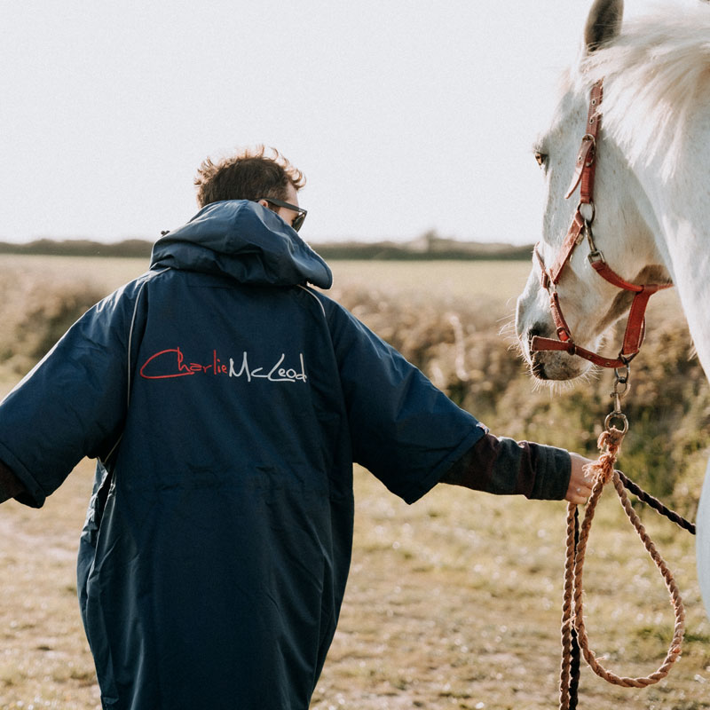 Charlie Mcleod Outdoor Changing Robe - Navy 6 Charlie Mcleod Outdoor Changing Robe - Navy - Image 6