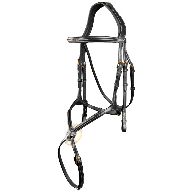Dy'on Collection Bridle with Grackle Noseband 3 Dy'on Collection Bridle with Grackle Noseband - Image 3