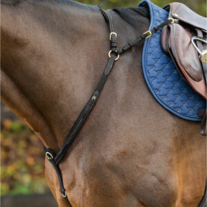 Dy’on Collection Fancy Breastplate with Bridge Black