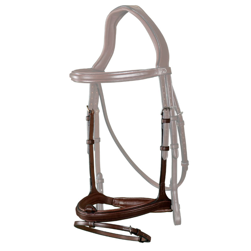 Dy'on New English Collection Removable Flash Noseband 1 Dy’on New English Collection Flash Noseband Brown
