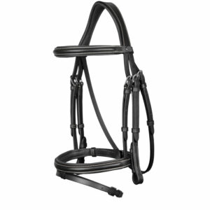 Dy’on Working Collection Classic Flash Noseband Bridle Black
