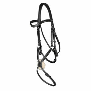 Dy'on Working Collection Grackle Noseband Bridle Black