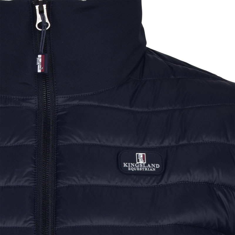 Kingsland Classic Unisex Padded Jacket 3 Kingsland Classic Unisex Padded Jacket Logo Close Up