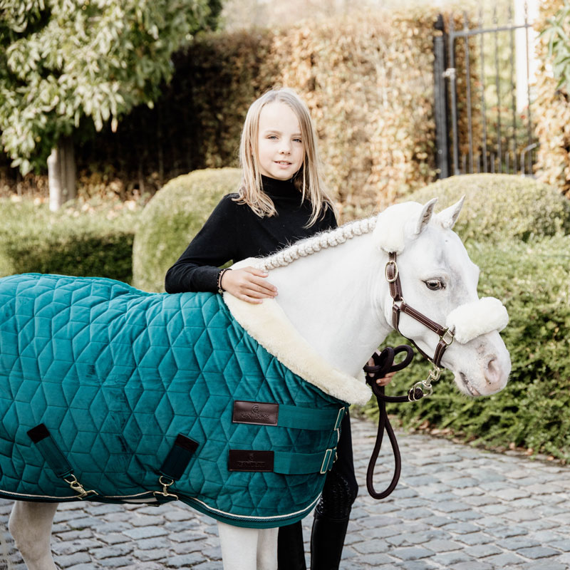 Kentucky Horsewear Velvet Show Rug 13 Velvet Pony Show Rug - Emerald
