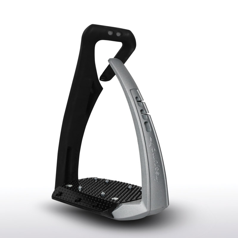Freejump Soft Up Pro+ Stirrups - Silver 1 Freejump Stirrups Soft Up Pro Plus - Silver