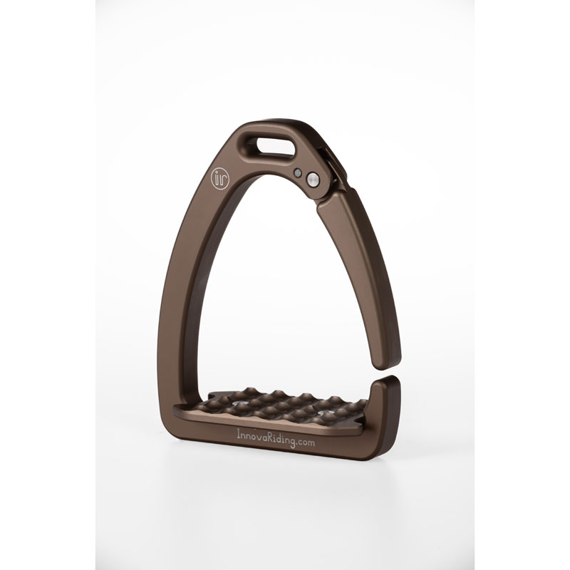 Tech Innova Riding Olympia Safety Stirrups 6 Tech Innova Riding Olympia Safety Stirrups - Brown