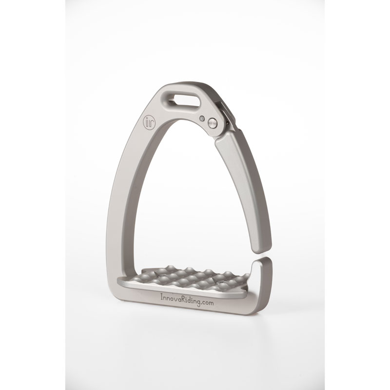 Tech Innova Riding Olympia Safety Stirrups 2 Tech Innova Riding Olympia Safety Stirrups - Silver