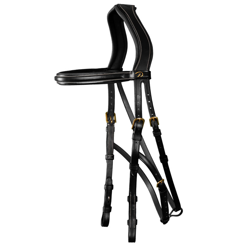 Dy'on Collection Hackamore Bridle 3 Dy'on-Collection-Hackamore-Black