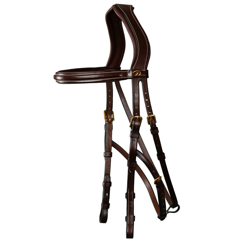 Dy'on Collection Hackamore Bridle 2 Dy'on-Collection-Hackamore-Brown