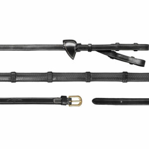 Dy'on-Collection-Half-Converter-Reins-With-7-Loops-Black