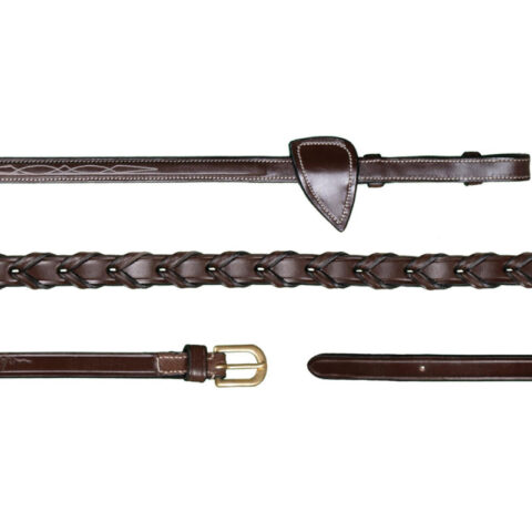 Dy'on-Laced-Reins-Brown