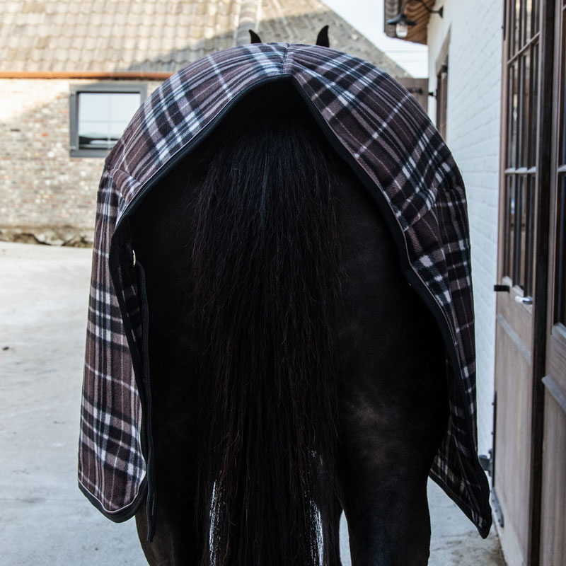 Kentucky Horsewear Fleece Rug Heavy 6 Fleece-Rug-Heavy-Check-Printing-Brown