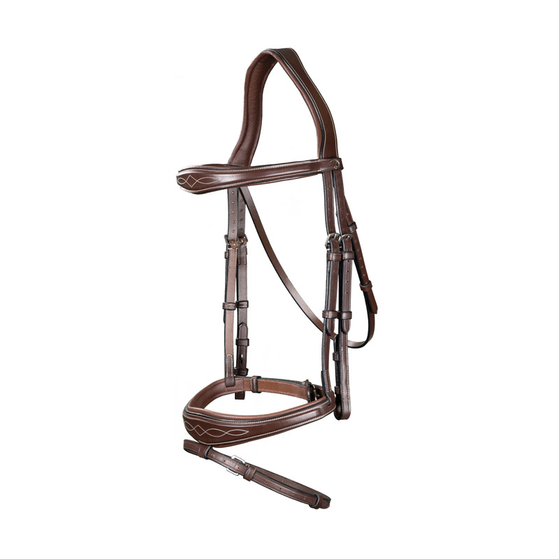 Dy'on US Collection Anatomic Flash Noseband Bridle 3 Dy'on US Collection Anatomic Flash Noseband Bridle - Image 3