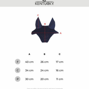 Fly Veil Size Chart