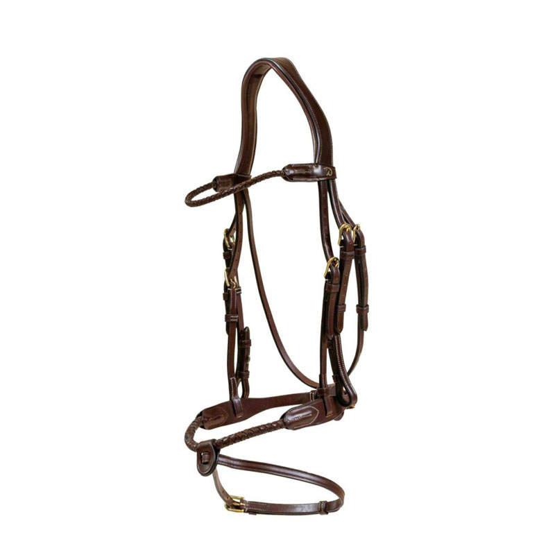 Dy'on Collection Braided Noseband Bridle with Removable Flash 3 Plaited-Dyon-Collection-Removable-Flash