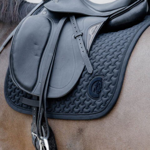 Plaited 3D Logo saddle pad