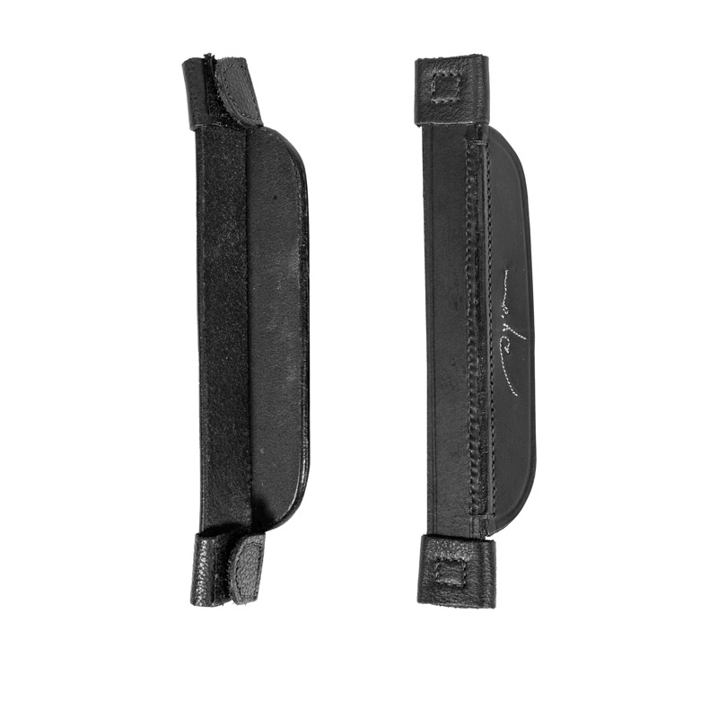 Dy'on Blinkers With Fancy Stitching - Black 2 Dy'on Blinkers With Fancy Stitching - Black - Image 2