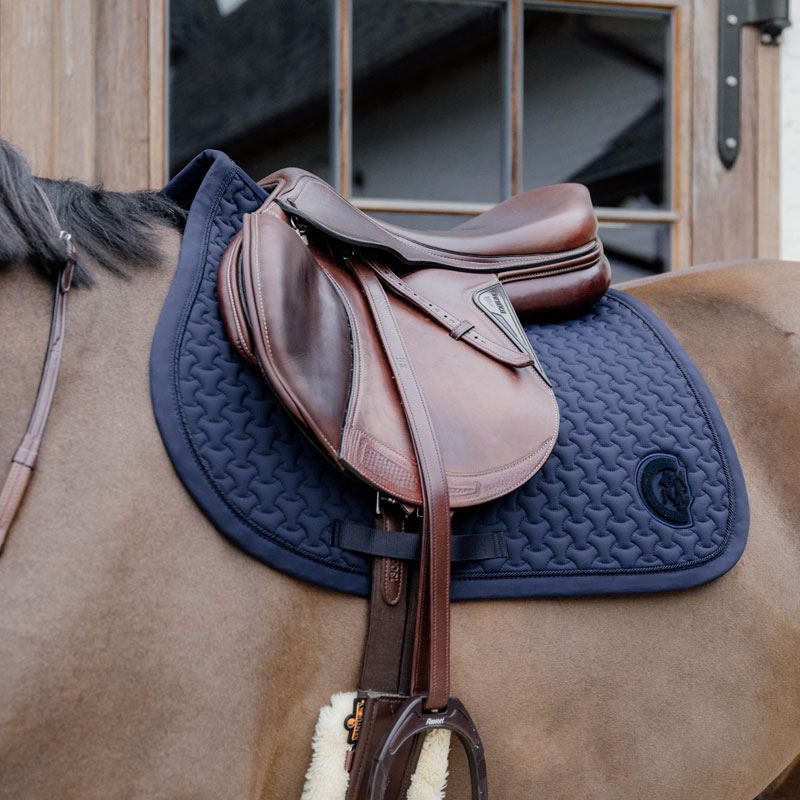 Kentucky Saddle Pad Plaited 3D Logo Jumping 1 Kentucky Saddle Pad Plaited 3D Logo Jumping