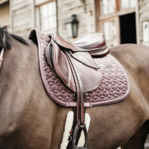 Velvet Saddle Pad - Light Purple