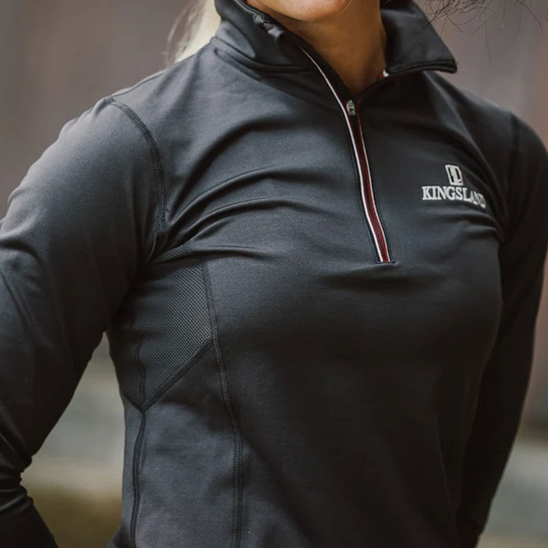 Kingsland Classic Ladies Training Shirt - Grey Iron 2 Kingsland Classic Ladies Training Shirt - Grey Iron - Image 2