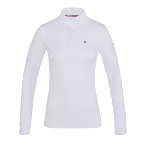 Kingsland Classic Women's Long-Sleeved Show Shirt - White Front