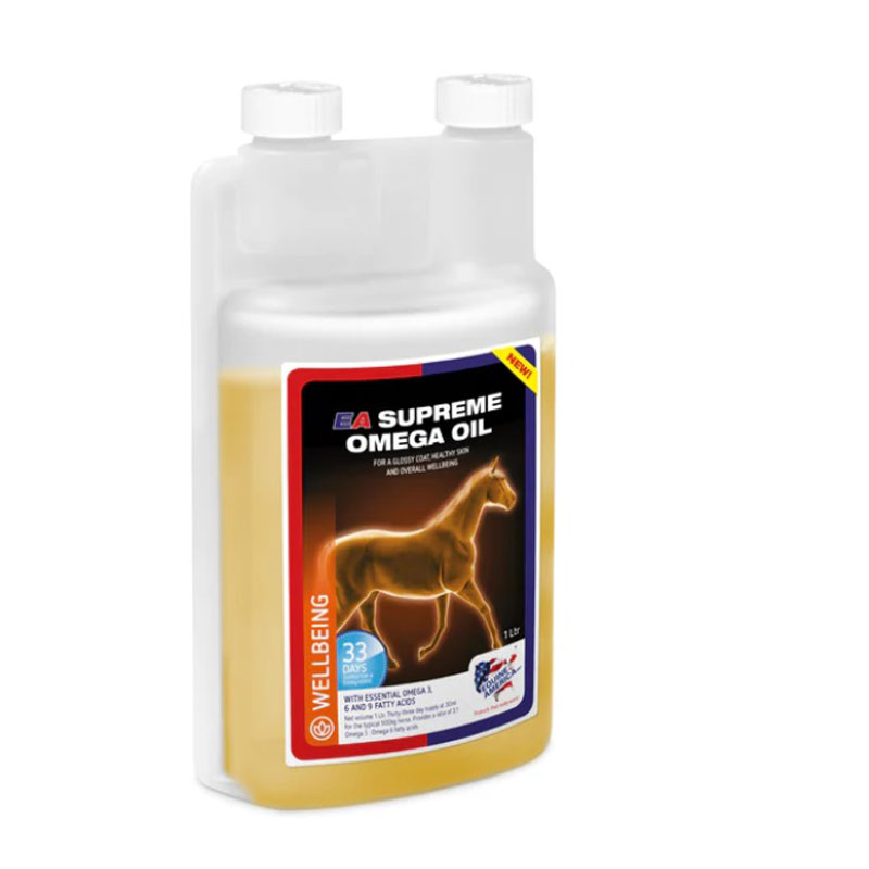 Equine America Supreme Omega Oil 1ltr 1 Equine America Supreme Omega Oil 1ltr