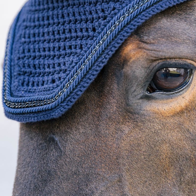 Kentucky Horsewear Fly Veil Wellington Metal Chain 3 Kentucky Horsewear Fly Veil Wellington Metal Chain - Image 3