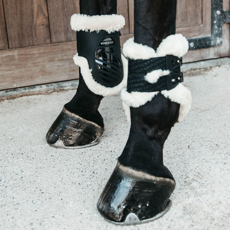 Kentucky Vegan Sheepskin Fetlock Boots Elastic 3 Kentucky Vegan Sheepskin Fetlock Boots Elastic - Image 3